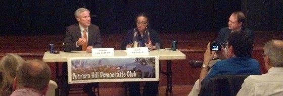 4-1-14DerekChristinaJR Derek Cressman, Christina Olague for Alex Padilla