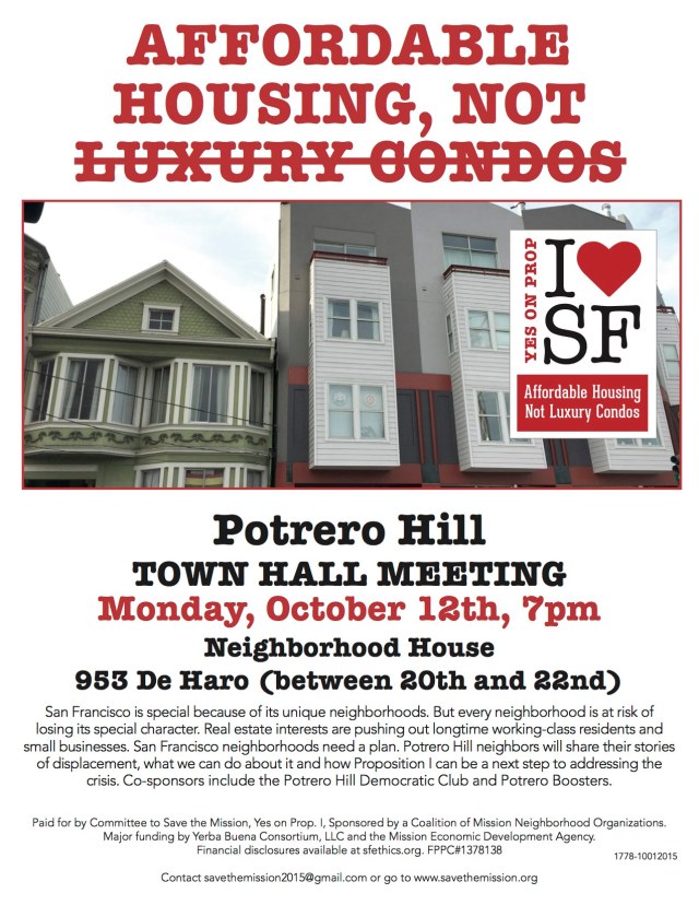 Prop I Town Hall Flier-Potrero Hill_v1